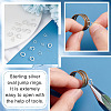30Pcs 3 Size 925 Sterling Silver Open Jump Rings FIND-BC0003-90-4
