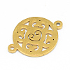 Vacuum Plating 201 Stainless Steel Connector Charms STAS-T008-170-01-1