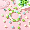 Rubberized Style Opaque Acrylic Beads LS-MACR-CJC0009-02C-6
