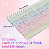 4Sets Luminous Lucky Star Origami Paper DIY-SC0027-36C-2