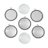 DIY Blank Tibetan Style Alloy Pendants Making Kit DIY-FS0005-80E-2