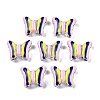 Transparent Acrylic Enamel Beads TACR-G040-05B-3