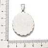 304 Stainless Steel Pendants STAS-Q343-06A-P-3