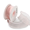 5 Yards ABS Pearl Edged Mesh Ribbon for Bowknot Making OCOR-B004-01A-01-1