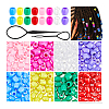 560Pcs 8 Colors Plastic Beads KY-PH0002-31-6