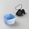 Goldfish Iron Wind Chime HJEW-WH0071-27B-02-2