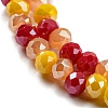 Glass Beads Strands EGLA-A034-M4mm-22-4