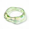 Transparent Resin Finger Rings X-RJEW-T013-001-E08-4