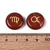 12 Constellation Natural Red Jasper Cabochons Set G-Q190-03F-3