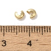 Brass Crimp Bead Cover X-KK-K383-07C-G-3