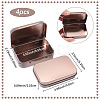 4Pcs Iron Jewelry Storage Boxes with Hinged Lid CON-SP0001-20C-2