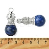 Natural Dyed Lapis Lazuli Pendants G-C114-04P-14-3