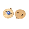 304 Stainless Steel Enamel Pendants STAS-Z190-09G-05-2