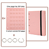 4 Pages Felt Shoe Charms Collection Binder Book AJEW-WH0513-04D-6
