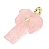 Natural Rose Quartz Carved Pendants G-C282-04B-2