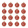 Golden Plated Alloy Enamel Charms ENAM-S118-03U-2