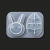 Easter Egg & Rabbit Silicone Fondant Molds DIY-G079-04-5