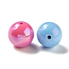 UV Plating Iridescent Acrylic Beads X-MACR-D032-05-2