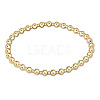 Bohemia Brass Round Beaded Stretch Bracelets TK0566-23-1