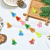 12Pcs 6 Colors Glass Enamel Beads LAMP-CJ0002-67-6