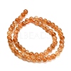 Hearted Natural Citrine Beads Strands G-L663-A02-6mm-3