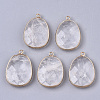 Natural Quartz Crystal Pendants G-T131-08J-1