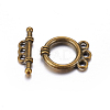 Tibetan Style Alloy Toggle Clasps K0P3A071-1
