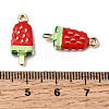 Alloy Enamel Pendants PALLOY-T094-04B-03-3