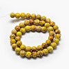Natural Imperial Jasper Beads Strands G-I122-8mm-03-3