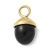 Dyed Black Synthetic Turquoise Pendants STAS-L277-07G-02-1
