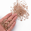 Plated Glass Bugle Beads SEED-S046-01B-39A-5