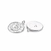 Brass Micro Pave Clear Cubic Zirconia Pendants KK-S356-694-2