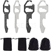 4Pcs 2 Color 3cr13 Stainless Steel Bottle Opener KEYC-AR0001-11-1