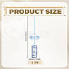 Glass Round Wind Chimes AJEW-WH0270-709C-2