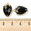 Natural Obsidian Faceted Pendants G-M431-06G-07-3