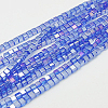 Electroplate Glass Beads Strands EGLA-D018-4x4mm-79-1