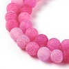 Natural Weathered Agate Beads Strands G-P414-A01-3