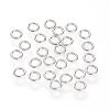 Tarnish Resistant 304 Stainless Steel Round Rings STAS-S066-16-6mm-1