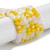 Glass Beads Strands EGLA-A034-M4mm-28-2