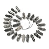 Natural Map Stone Double Terminated Point Beads Strands G-H069-A09-01-2