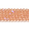 Transparent Electroplate Glass Beads Strands LS-EGLA-A039-T2mm-L15-1