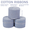 Cotton Rustic Frayed Edge Ribbon OCOR-WH0071-029BC-2
