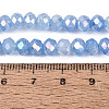 Dyed Crackle Imitation Jade Glass Beads Strands EGLA-Q131-02B-03-4
