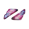 2Pcs Transparent Epoxy Resin Pendants RESI-A044-04B-2