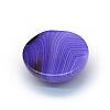 Dyed Natural Striped Agate/Banded Agate Cabochons G-R348-16mm-04-3