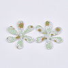 Printing PU Leather Pendants FIND-T062-001J-1