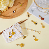 Bee & Honeycomb Theme DIY Knitting Tools HJEW-SC00023-4