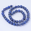 Natural Lapis Lazuli Beads Strands X-G-Q462-8mm-19-2