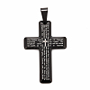 304 Stainless Steel Big Pendants STAS-O116-01BP-1