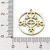 304 Stainless Steel Pendants LS-STAS-D036-09G-3